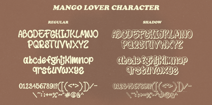Mango Lover Font Poster 12