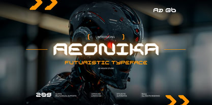 Aeonika Font Poster 1