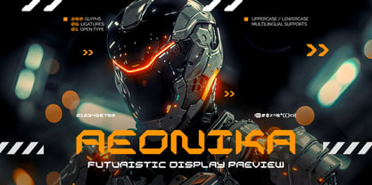 Aeonika Font Poster 7