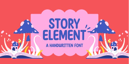 Story Element Font Poster 1