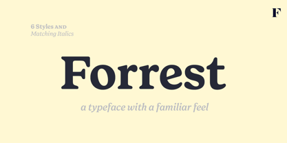 Forrest Fuente Póster 1