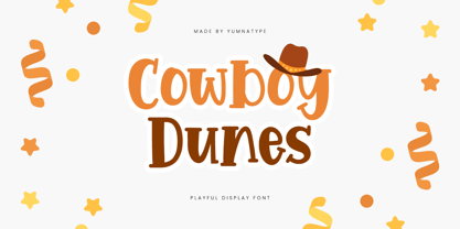 Cowboy Dunes Font Poster 1