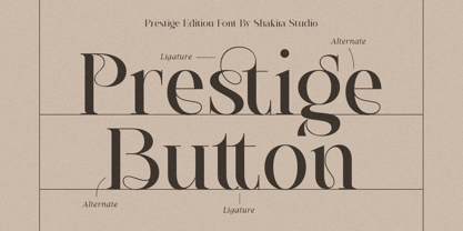 Prestige Edition Font Poster 8