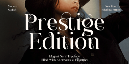 Prestige Edition Font Poster 1