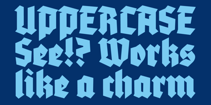 Adhesive Nr. Eight Font Poster 4