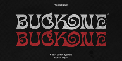 Buck One Font Poster 1