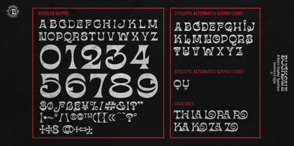Buck One Font Poster 13