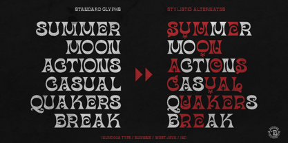 Buck One Font Poster 9