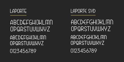 Laporte Font Poster 9