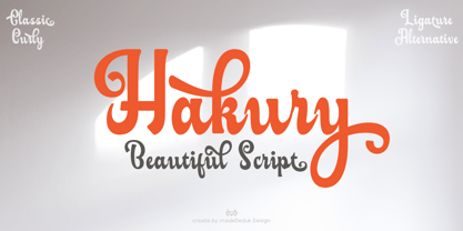 Hakury Font Poster 1