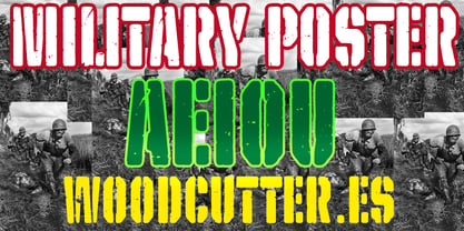 Military Poster Font Poster 5