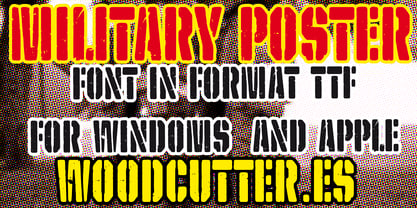 Military Poster Font Poster 4