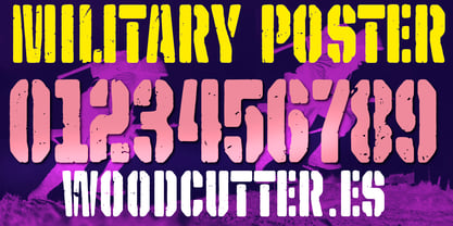 Military Poster Font Poster 6