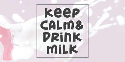 Milk Soda Font Poster 5