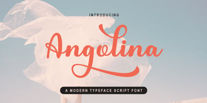 Angoline Font Poster 1