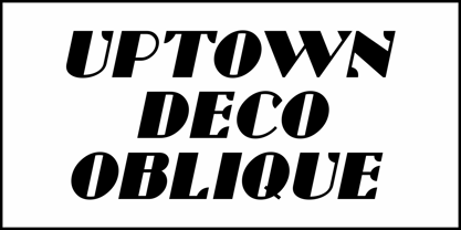 Uptown Deco JNL Font Poster 4