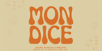 Mondice Font Poster 1