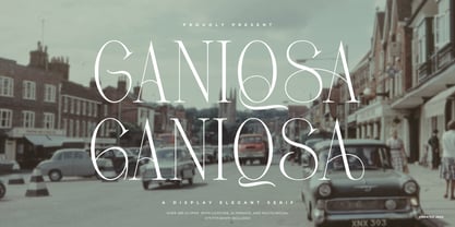 Ganiqsa Font Poster 1