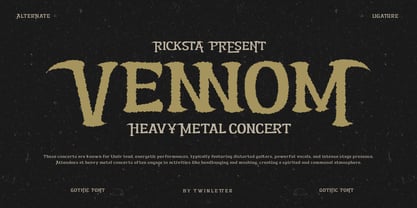 Ricksta Font Poster 4