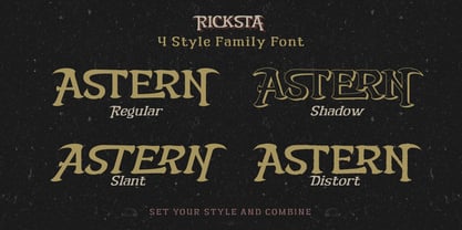 Ricksta Font Poster 2