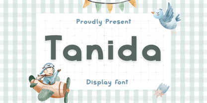 Tanida Font Poster 1