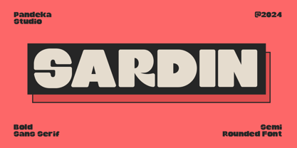 Sardin Font Poster 1