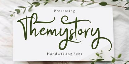 Themystory Font Poster 1