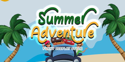 Summer Adventure Font Poster 1