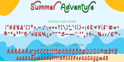 Summer Adventure Font Poster 6