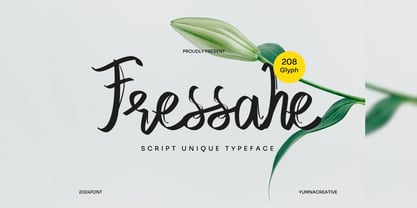 Fressahe Font Poster 1