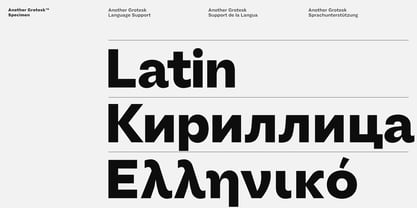 Another Grotesk Fuente Póster 9