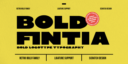 Bold Fintia Font Poster 1