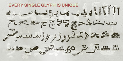 Persian Grunge Font Poster 2