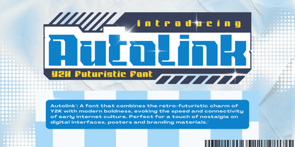 Autolink Font Poster 1