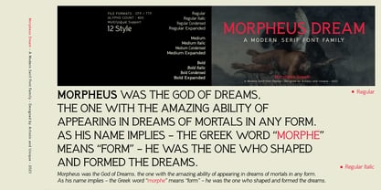 Morpheus Dream Font Poster 8