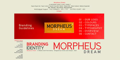 Morpheus Dream Font Poster 12