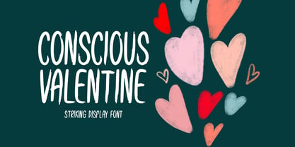 Conscious Valentine Font Poster 1