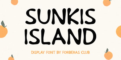 Sunkist Island Font Poster 1