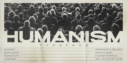 Humanism Font Poster 3