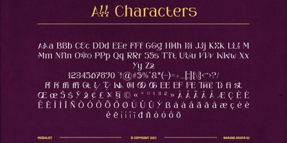 Feodalist Font Poster 7