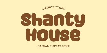 Shanty House Font Poster 1