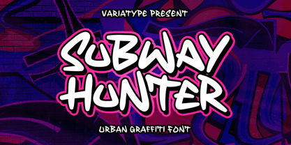 Subway Hunter Font Poster 1