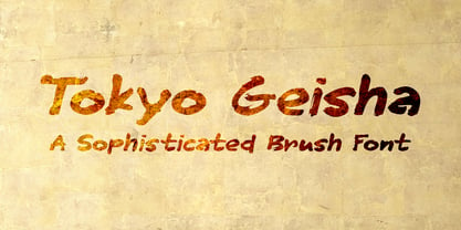Tokyo Geisha Font Poster 1