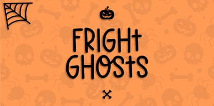 Fright Ghosts Font Poster 1