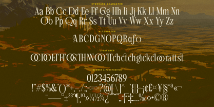 Aglio Picasso Font Poster 7