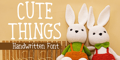 Cute Things Font Poster 1