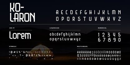 Kolaron Font Poster 9