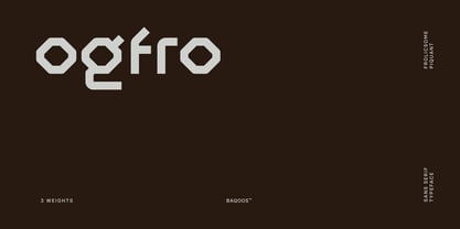 Ogfro Font Poster 1