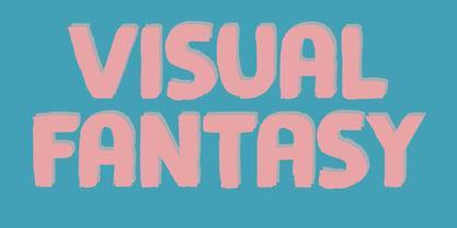Visual Fantasy Font Poster 1