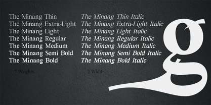 The Minang Font Poster 7